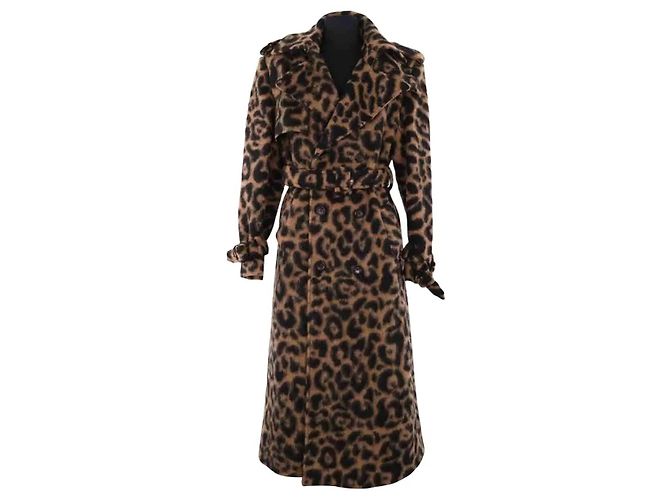 Autre Marque Abrigo SIMKHAI Leopard marrón