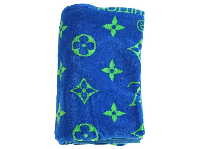 Asciugamano da spiaggia Louis Vuitton blu