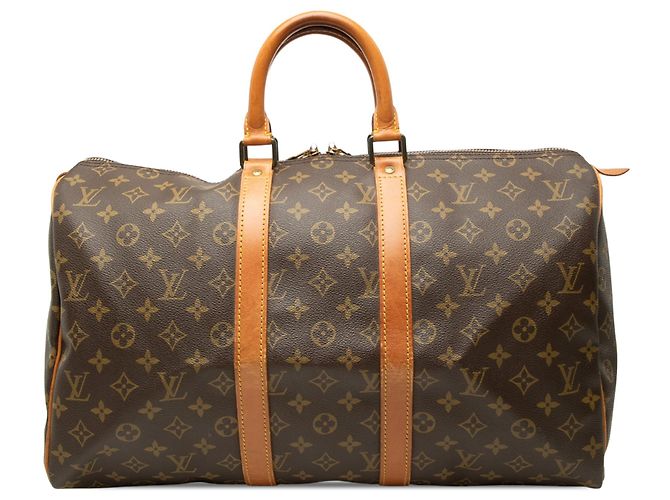 Mala de Viagem Louis Vuitton Monogram Keepall 45 Castanha