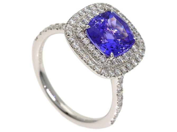 Autre Marque Anel Tiffany & Co. Soleste de Tanzanite e Diamantes