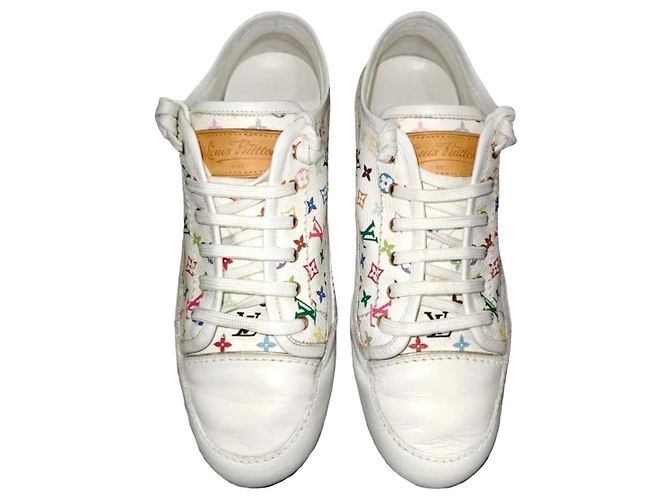 Baskets Louis Vuitton Monogram Multicolor en cuir