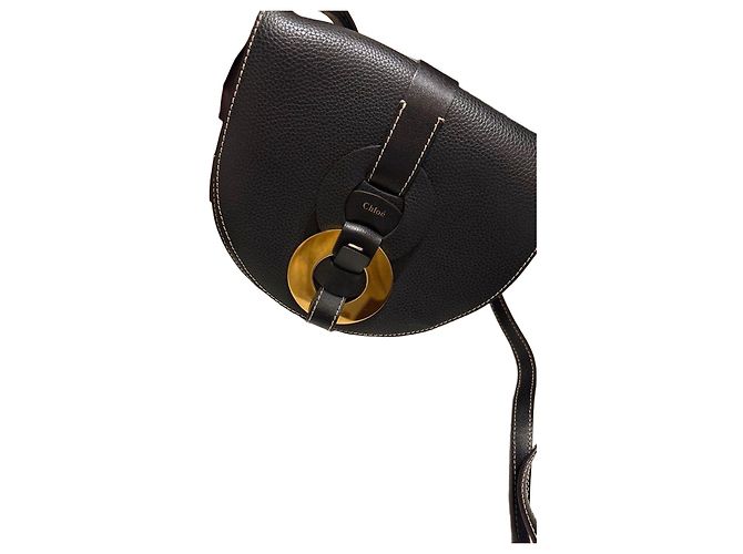 Chloé Set Borsa e Portafoglio in pelle nera