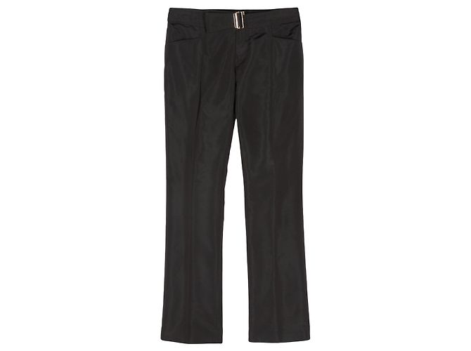 Autre Marque Pantaloni Gucci in misto seta marrone