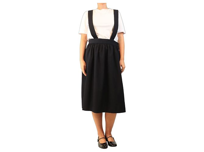 Autre Marque Navy Pinafore-Kleid - size M