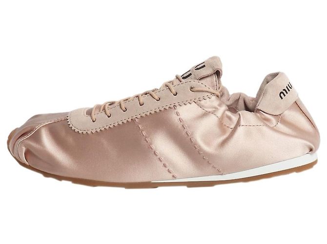 Miu Miu Pink Plume Sneaker - size EU 39