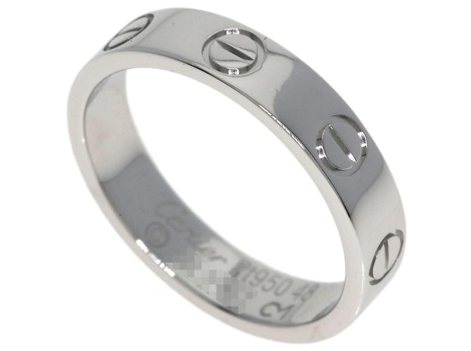 Cartier Mini Love Ring in Platin