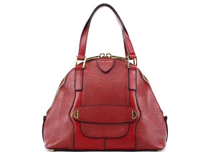 Marc Jacobs Sac cabas en cuir bordeaux