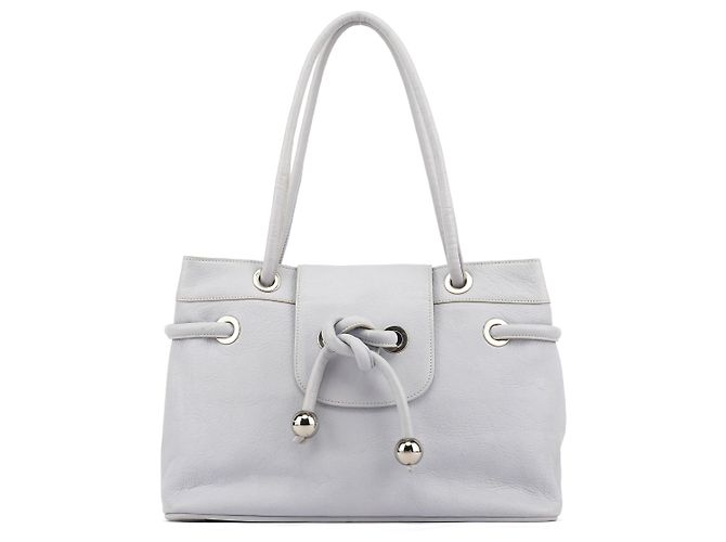 Chloé Bolsa de nó em couro Slate Blue