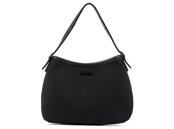 Coach Borsa a tracolla Ergo in nylon e pelle nera