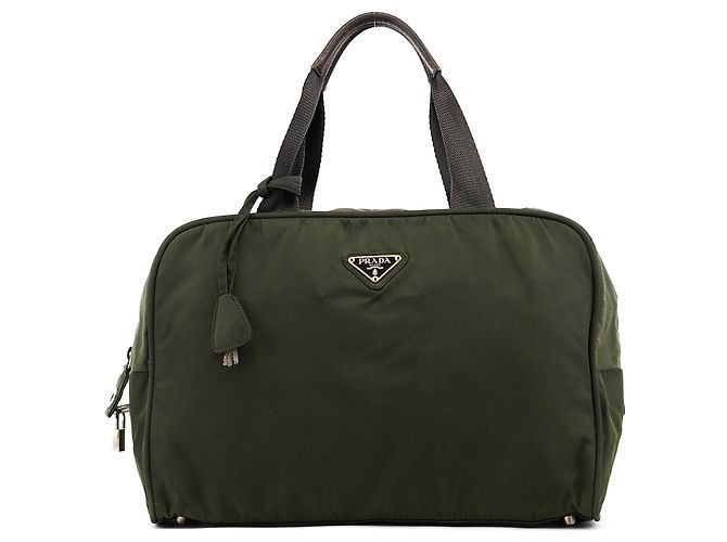 Tote Prada Sac cabas Green Tessuto Nylon Key-Lock