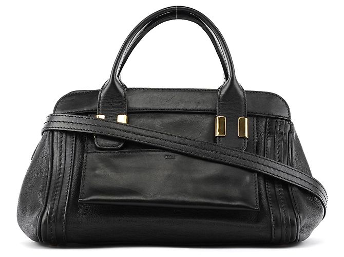 Chloé Borsa 2-Way Alice in pelle nera