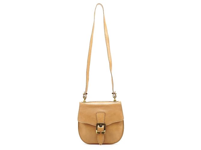 Miu Miu Bolsa tiracolo em couro bege