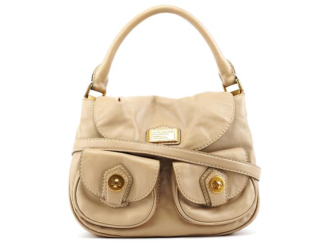 Marc by Marc Jacobs Borsa 2-Way multiptasche in pelle beige