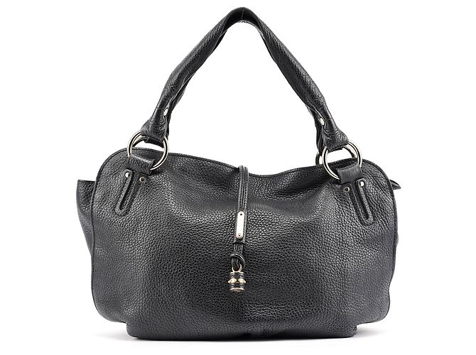 Céline Borsa a spalla Bittersweet in pelle nera