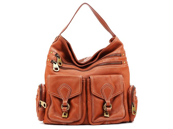 Marc by Marc Jacobs Borsa a tracolla multi-tasche in pelle marrone