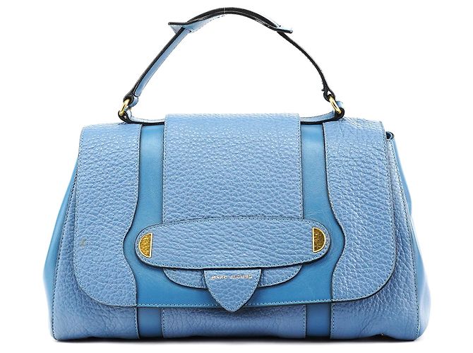 Marc Jacobs  mala 2-Way em pele granulada azul