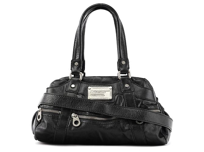 Marc by Marc Jacobs  mala 2-Way de couro preto com múltiplos bolsos