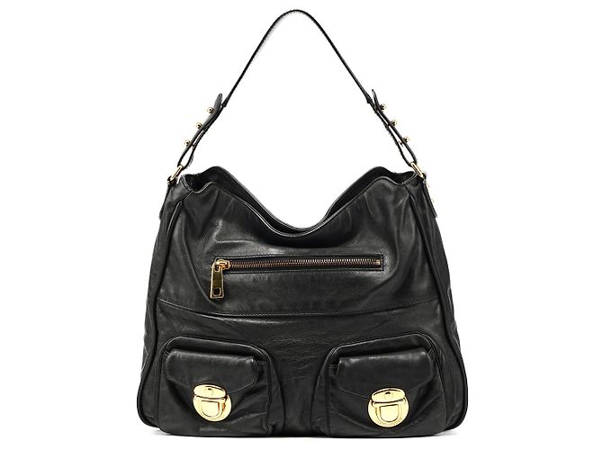 Marc Jacobs Borsa a spalla Blake in pelle nera multi-tasche