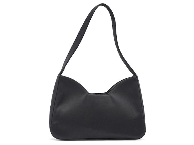 Prada Borsa a tracolla Hobo in raso nero 1998