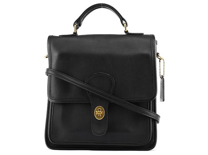 Coach Borsa 2-Way Willis in pelle nera
