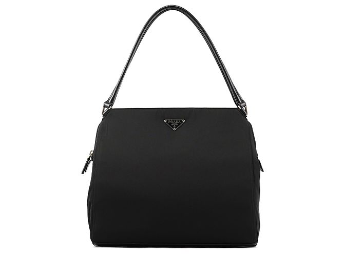 Prada Borsa a tracolla Black Tessuto Chic Nylon