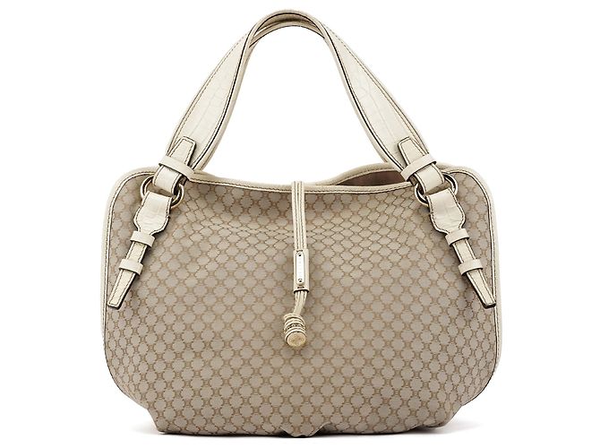 Céline Bolsa de Ombro Bittersweet Macadam Beige Ivory