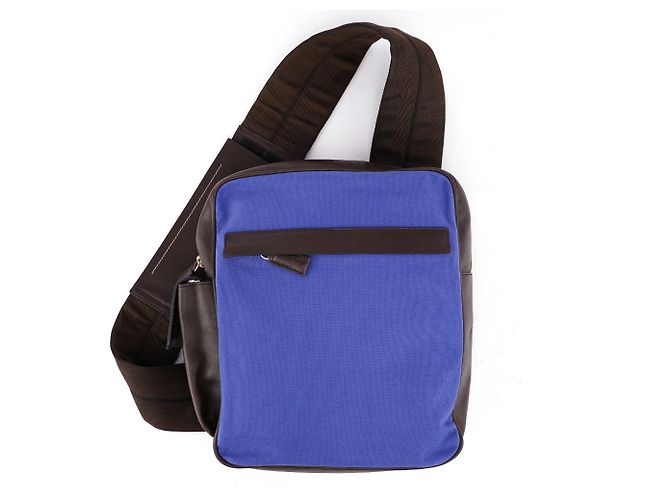 Prada Fall 1999 Blue Canvas Backpack