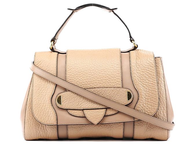 Marc Jacobs Sac à main Thompson en cuir Greige