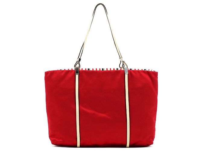 Tote Prada Sac cabas en satin Raso rouge