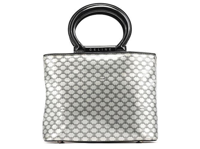 Céline Borsa Tote Macadam Argento