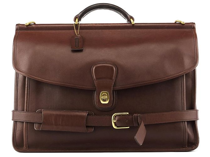 Coach Borsa Metropolis 2-Way in pelle marrone 5266