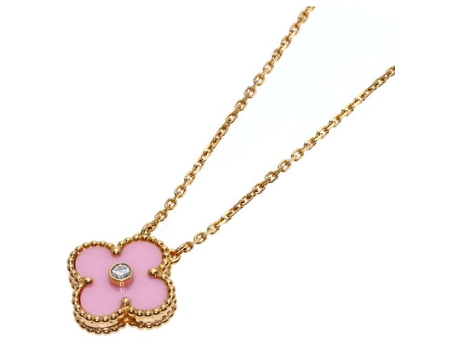 Collier Van Cleef & Arpels Alhambra Pink Sable Diamond