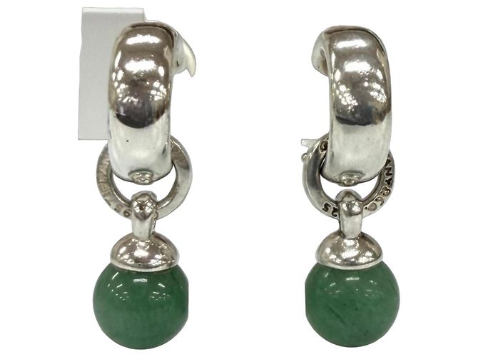 Autre Marque Tiffany & Co. Jadeit-Clip-Ohrringe