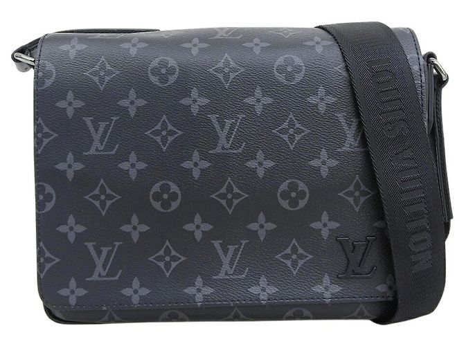 Louis Vuitton Monogram Eclipse District PM NV3 M46255 Borsa a tracolla