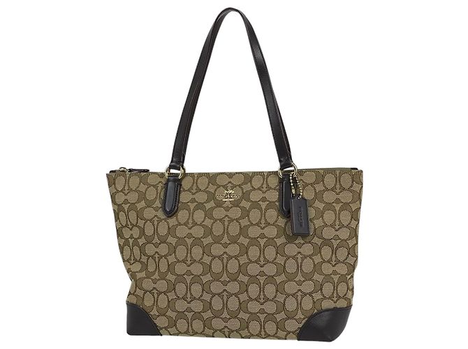 Sac cabas Coach Signature Canvas