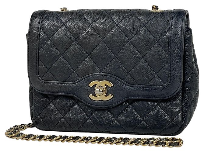Borsa a tracolla Chanel Blue Matelassé