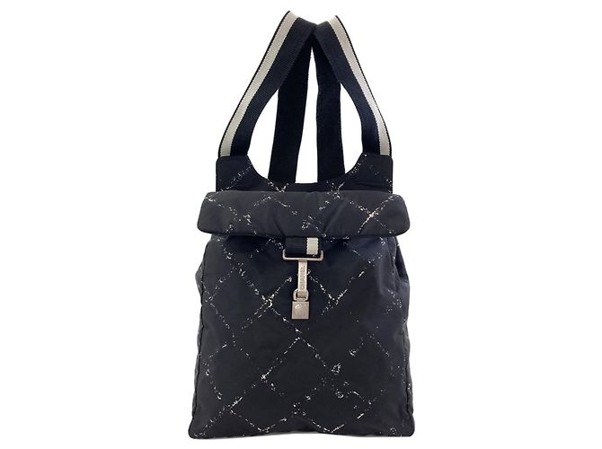 Chanel Nylon Jacquard Backpack