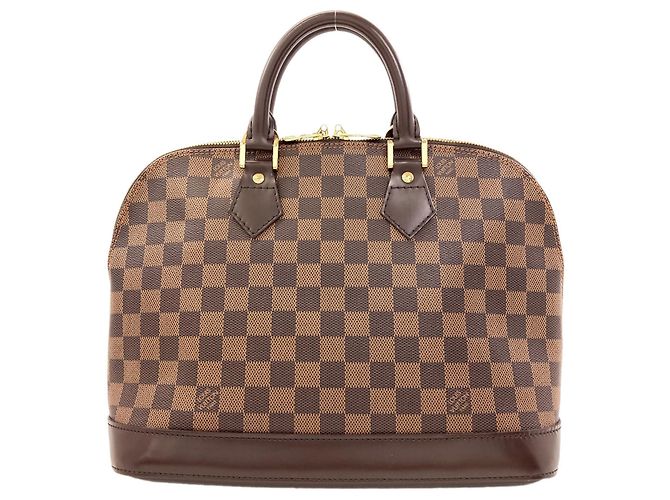 Bolsa Louis Vuitton Alma PM em Canvas Damier