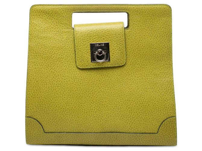 Céline Bolsa Quadrada Celine com Alça Recortada