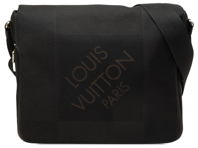 Bolso Bandolera Louis Vuitton Black Damier Geant