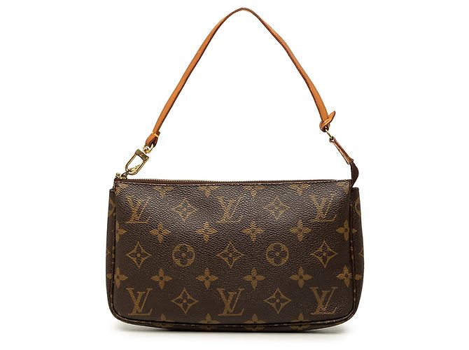 Louis Vuitton Brown Monogram Pochette Accessoires