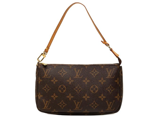 Louis Vuitton Brown Monogram Pochette Accessoires