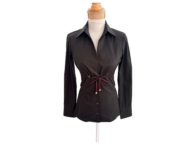 Camicia Gucci Nera con Coulisse