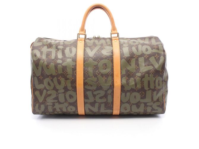 Borsa Boston Louis Vuitton Monogram Graphite