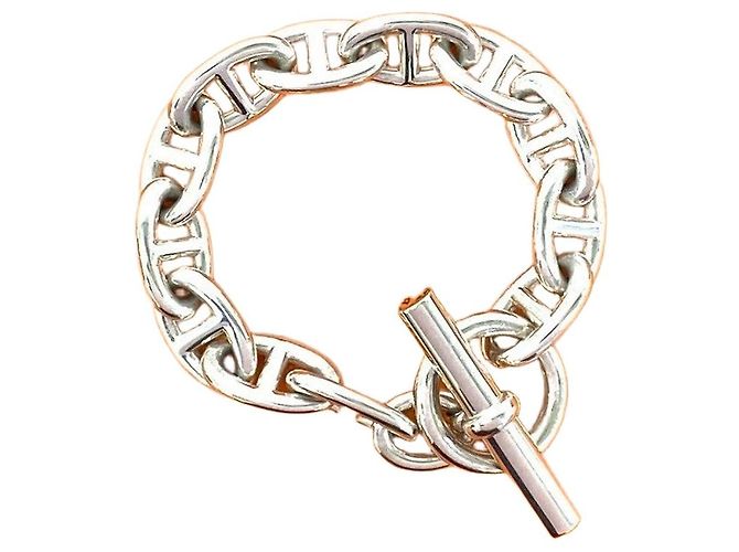 Hermès Bracciale Hermes Chaine d’Ancre TGM Silver