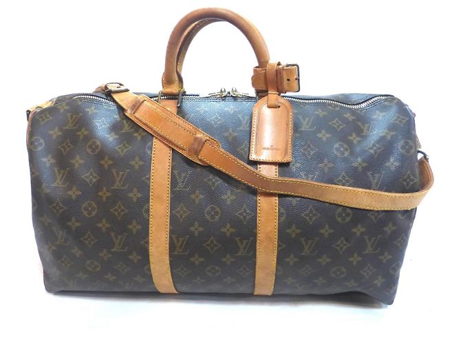 Mala de viagem Louis Vuitton Keepall 50 Monogram