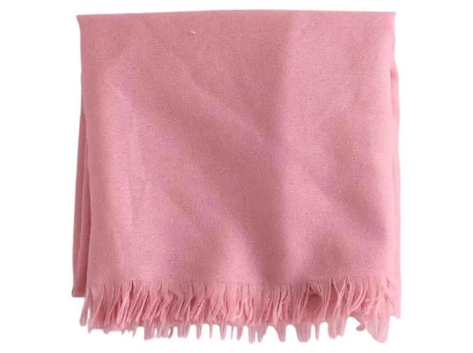 Bufanda Eric Bompard de cachemira rosa