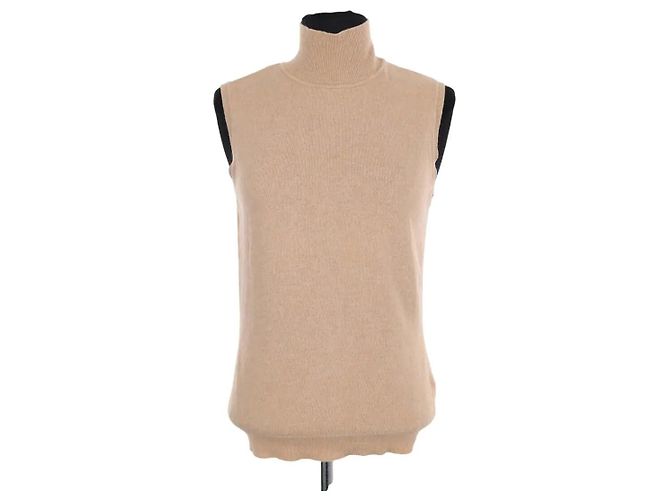 Top de lana Valentino camel