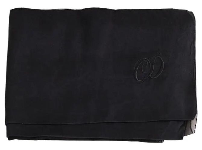 Pañuelo Dior de seda negro