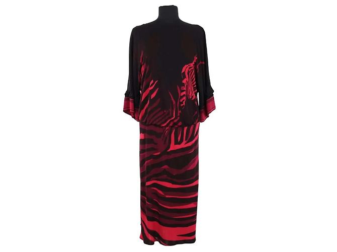 Louis Vuitton Kleid aus Seide Schwarz